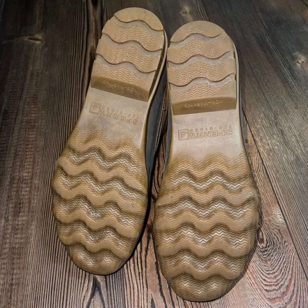 Sperry Top-Sider Avenue Duck Boots Men's 10.5 Tan Brown Waterproof STS14140